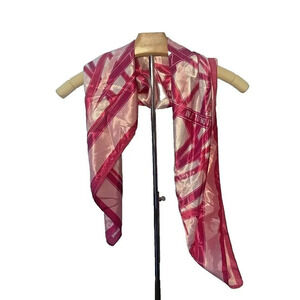 Avon Pink Ribbon Breast Cancer Ribbon Scarf "IN IT TO END IT" 35X35